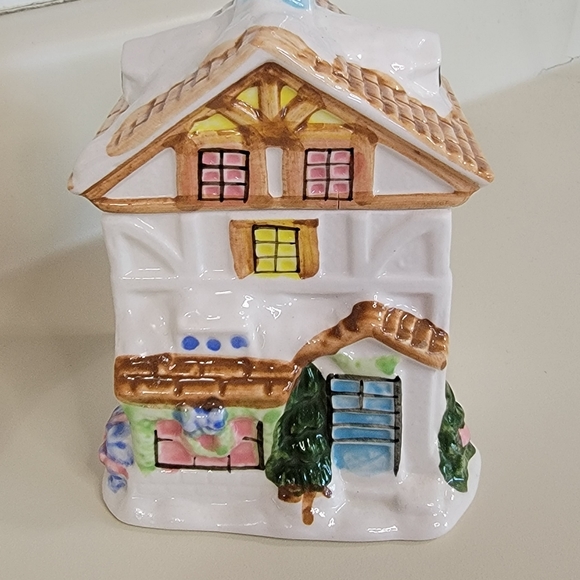 Vintage Houston Harvest Christmas Teapot and Sugar Canister - Picture 5 of 10